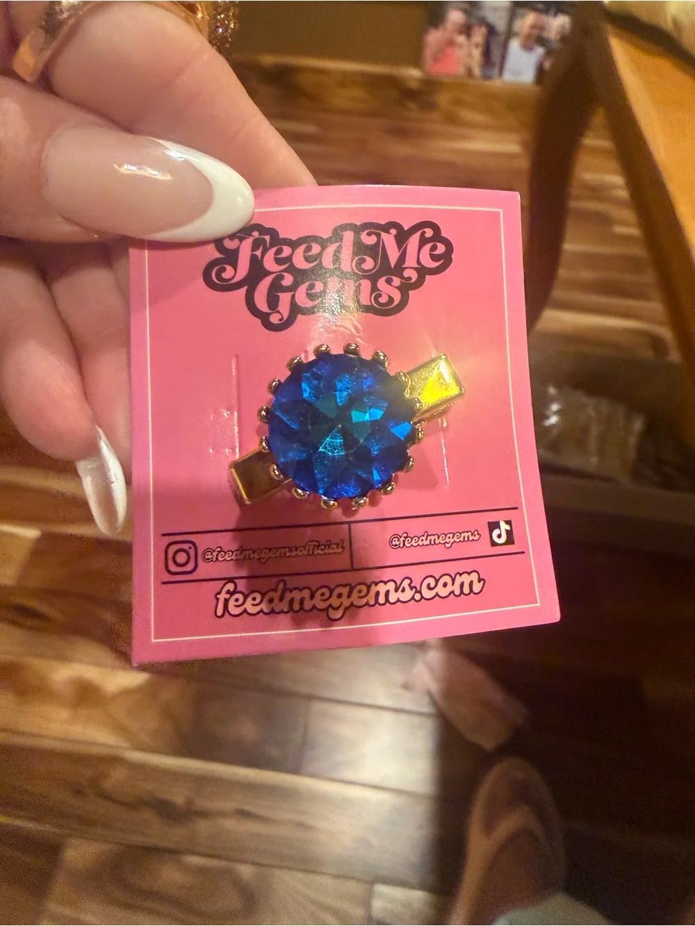 Feed me gems sapphire hair candy sprinkle brand new!